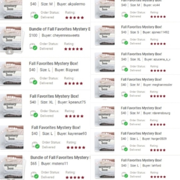 🍂🍁BACK FOR FALL! 250 5-⭐️ reviews!! Your Fall Favorites Mystery Box!🍂 - Picture 2 of 8